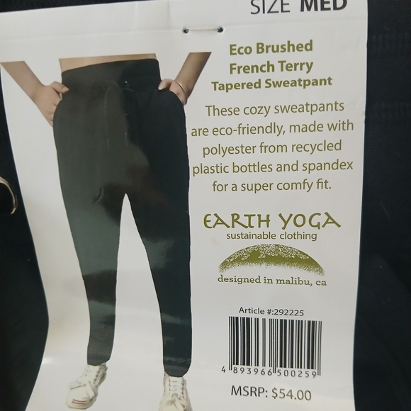 Earth Yoga Black Men's Pants - Picture 3 of 6